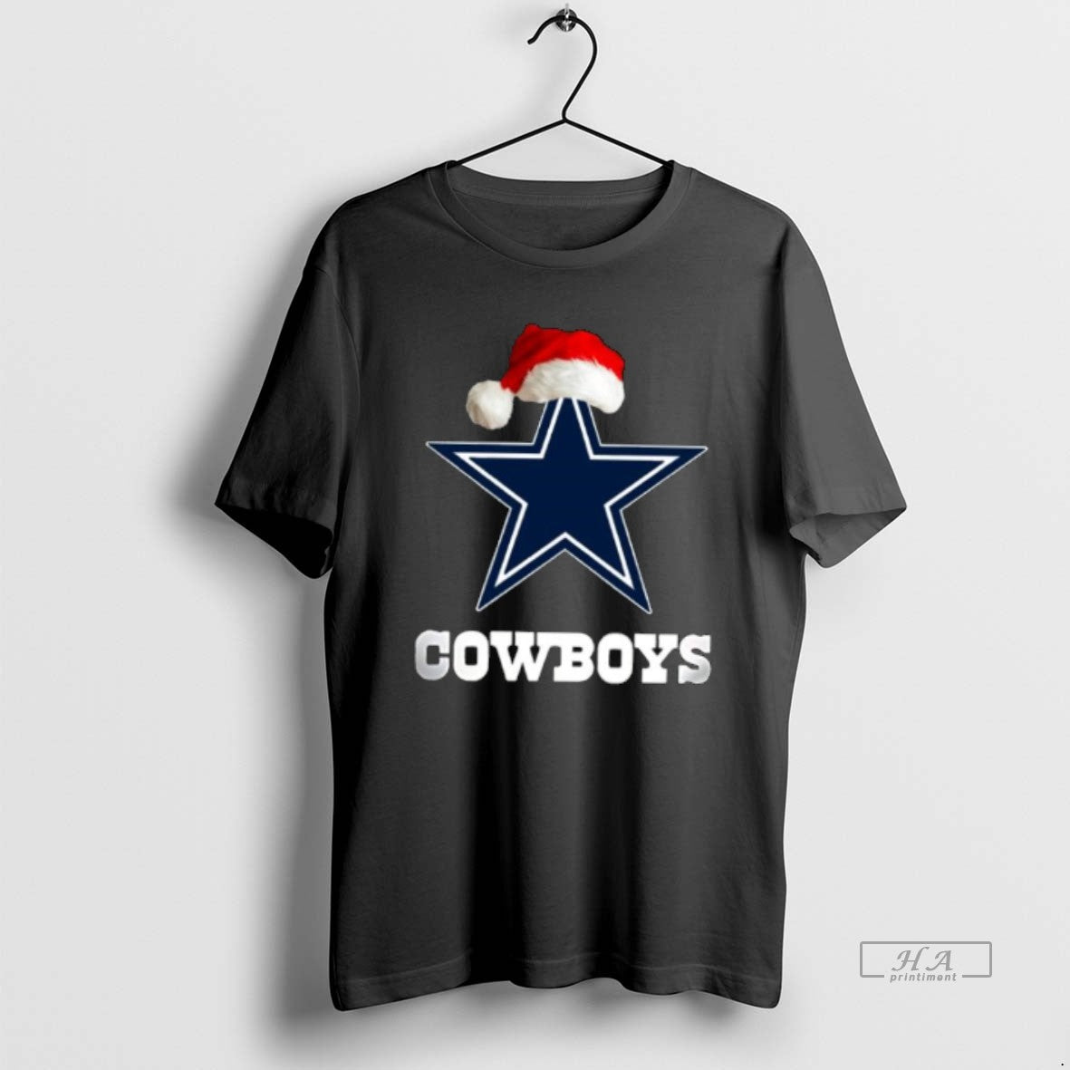 Official Dallas Cowboys 2025 Santa Hat Logo Football Christmas T-Shirts, Hoodie, Sweatshirt | AU01DripNestTees.com