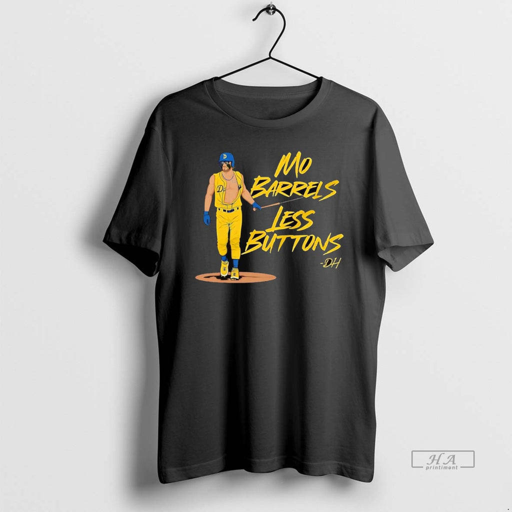 Official Danny Lehmann Mo Barrels Less Buttons La Dodgers T-Shirts, Hoodie, Sweatshirt | AU01DripNestTees.com