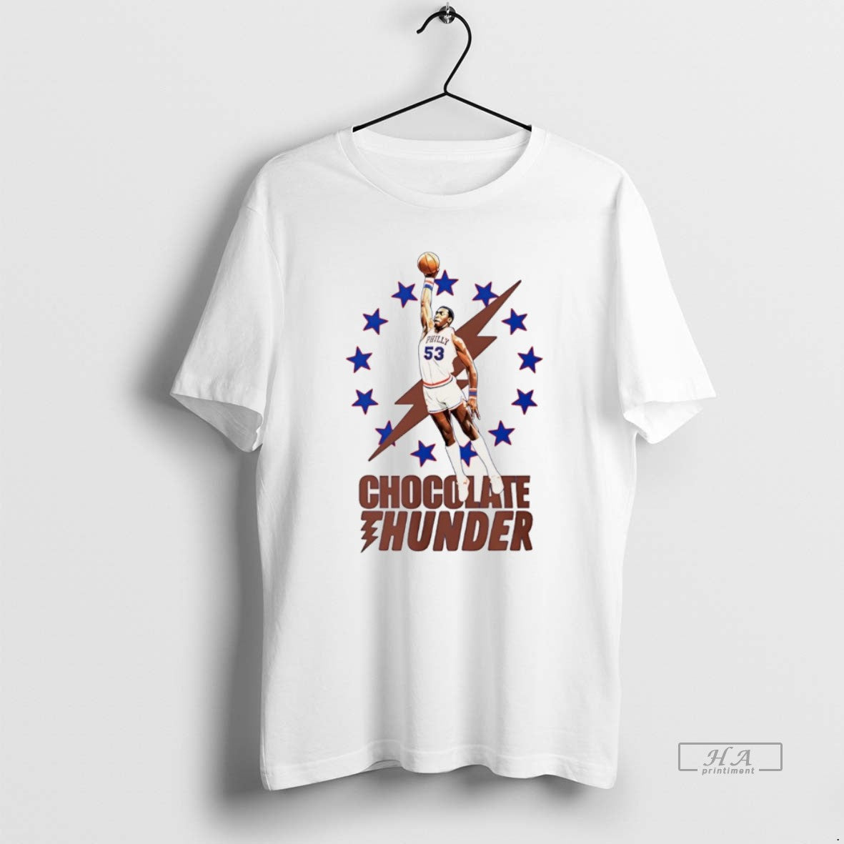 Official Darryl Dawkins Philadelphia 76ers Chocolate Thunder Christmas T-Shirts, Hoodie, Sweatshirt | AU01DripNestTees.com