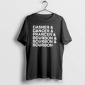 Official Dasher Dancer Prancer And Bourbon T-Shirts, Hoodie, Sweatshirt | AU01DripNestTees.com
