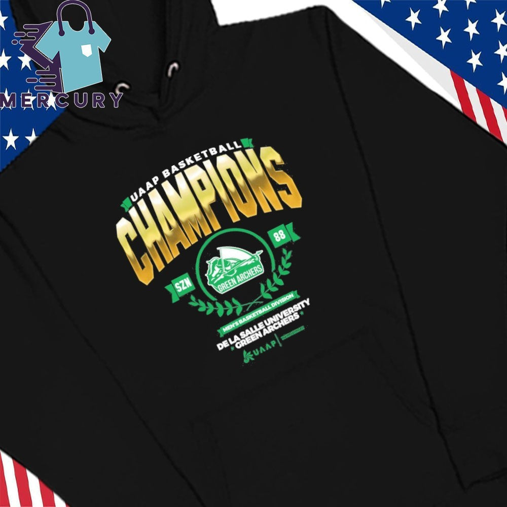 De La Salle Green Archers 2025 UAAP Season 88 Men’s Basketball Champions Shirt
