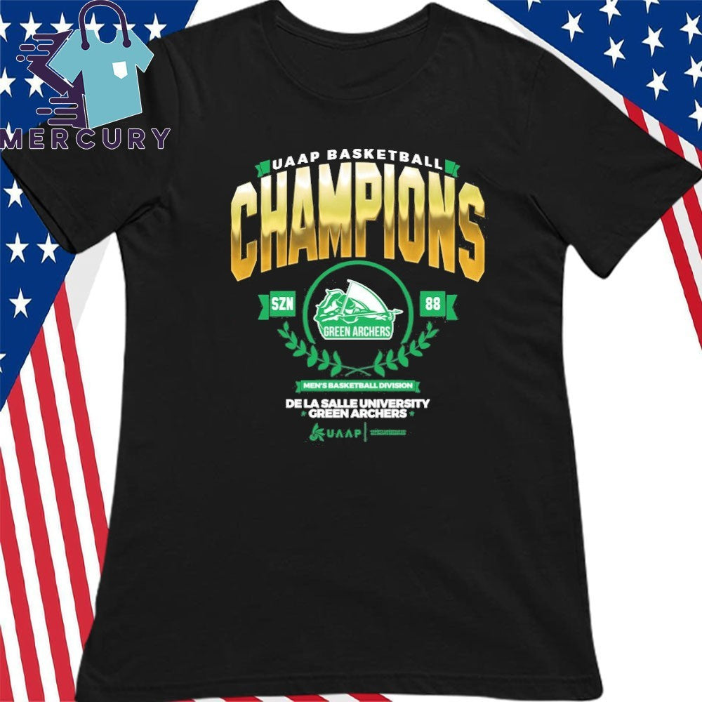 De La Salle Green Archers 2025 UAAP Season 88 Men’s Basketball Champions Shirt