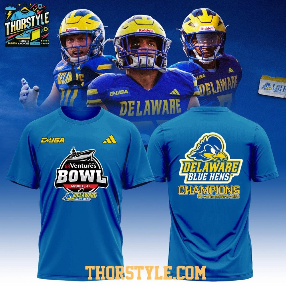 Delaware Fightin’ Blue Hens 2025 We Are The Champions Shirt