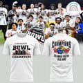 Delaware Fightin Blue Hens 68 Ventures Bowl Bowl Champions Special Edition Two Sided Shirt