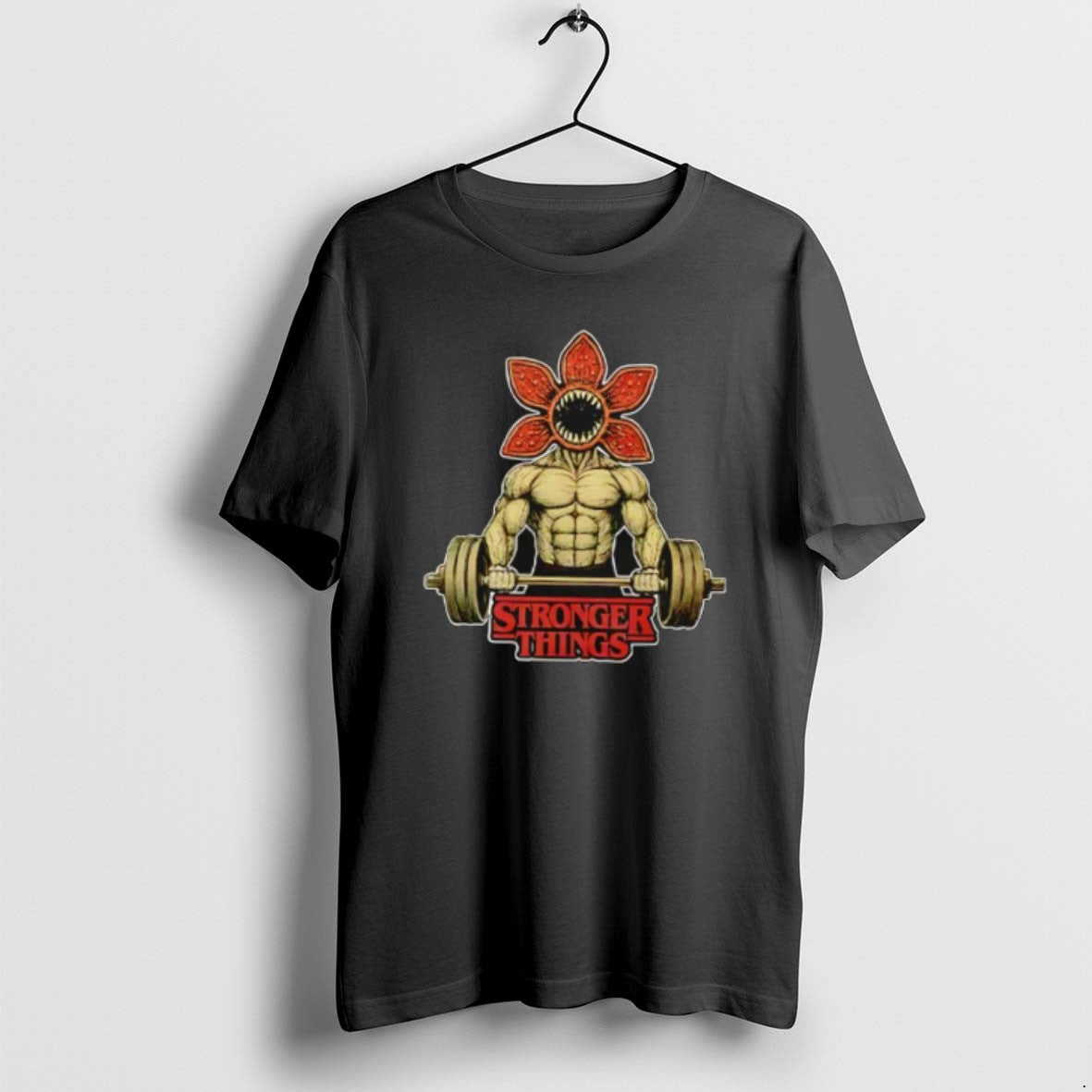 Official Demogorgon Weightlifting Stronger Things Gym Retro T-Shirts, Hoodie, Sweatshirt | AU01DripNestTees.com