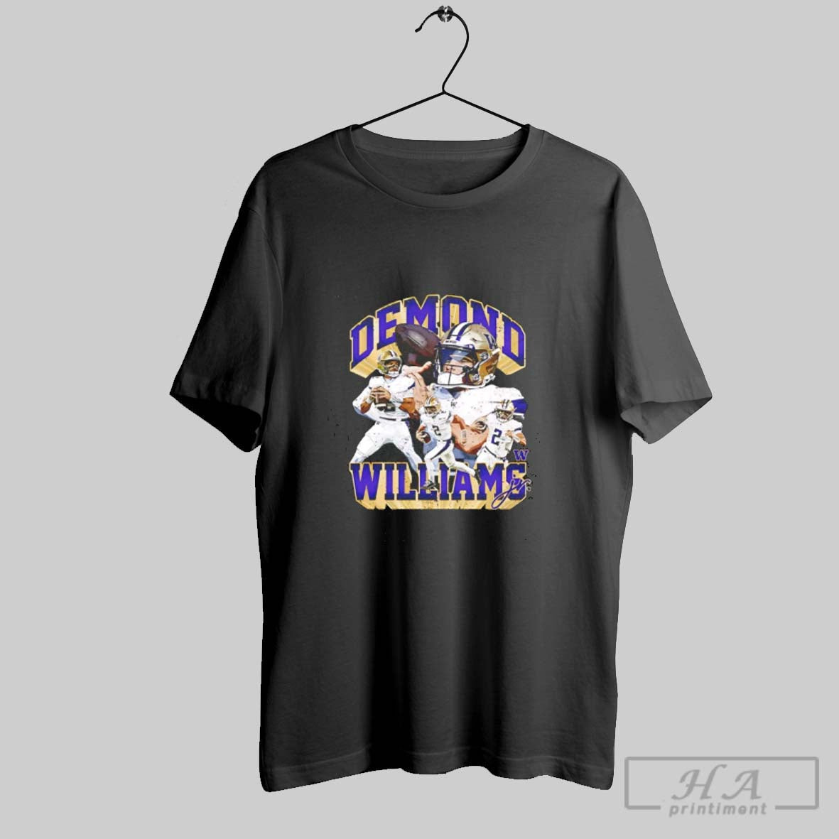 Official Demond Williams Jr Washington Huskies Player Collage