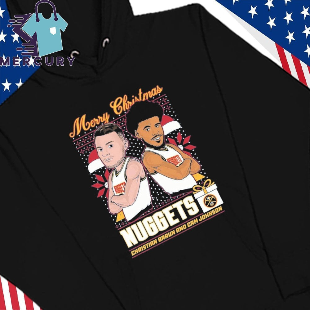 Denver Nuggets Christmas Braun & Johnson Shirt