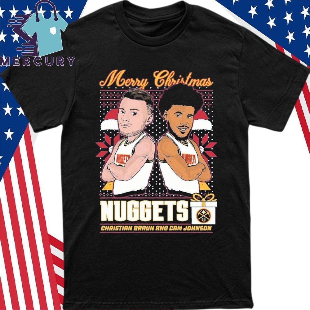 Denver Nuggets Christmas Braun & Johnson Shirt