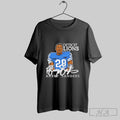 Official Detroit Lions Barry Sanders Player Caricature