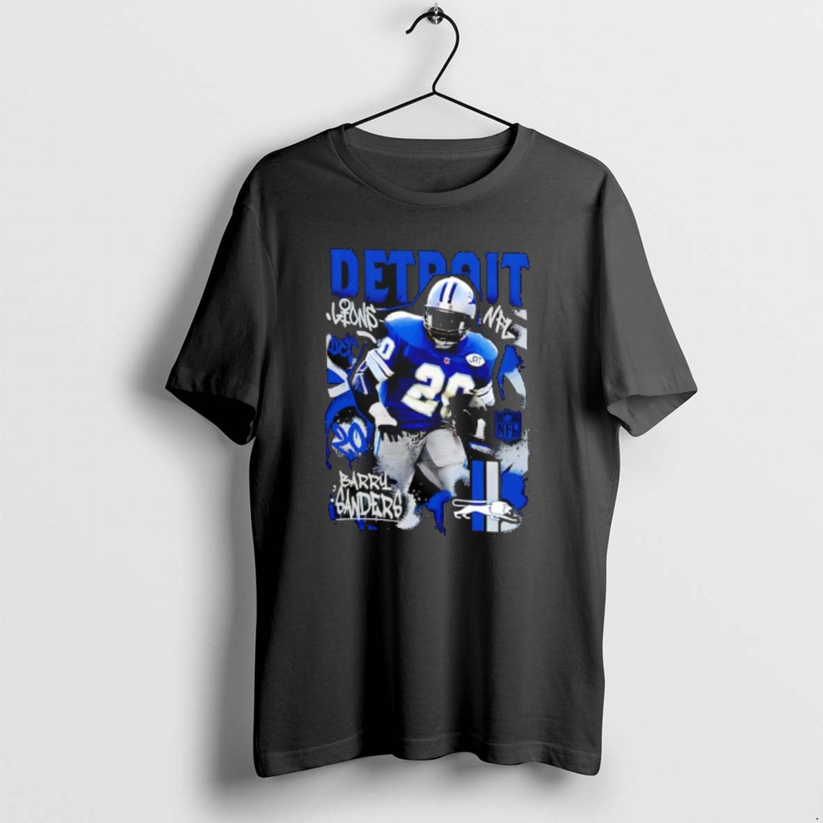 Official Detroit Lions Barry Sanders Star Player T-Shirts, Hoodie, Sweatshirt | AU01DripNestTees.com