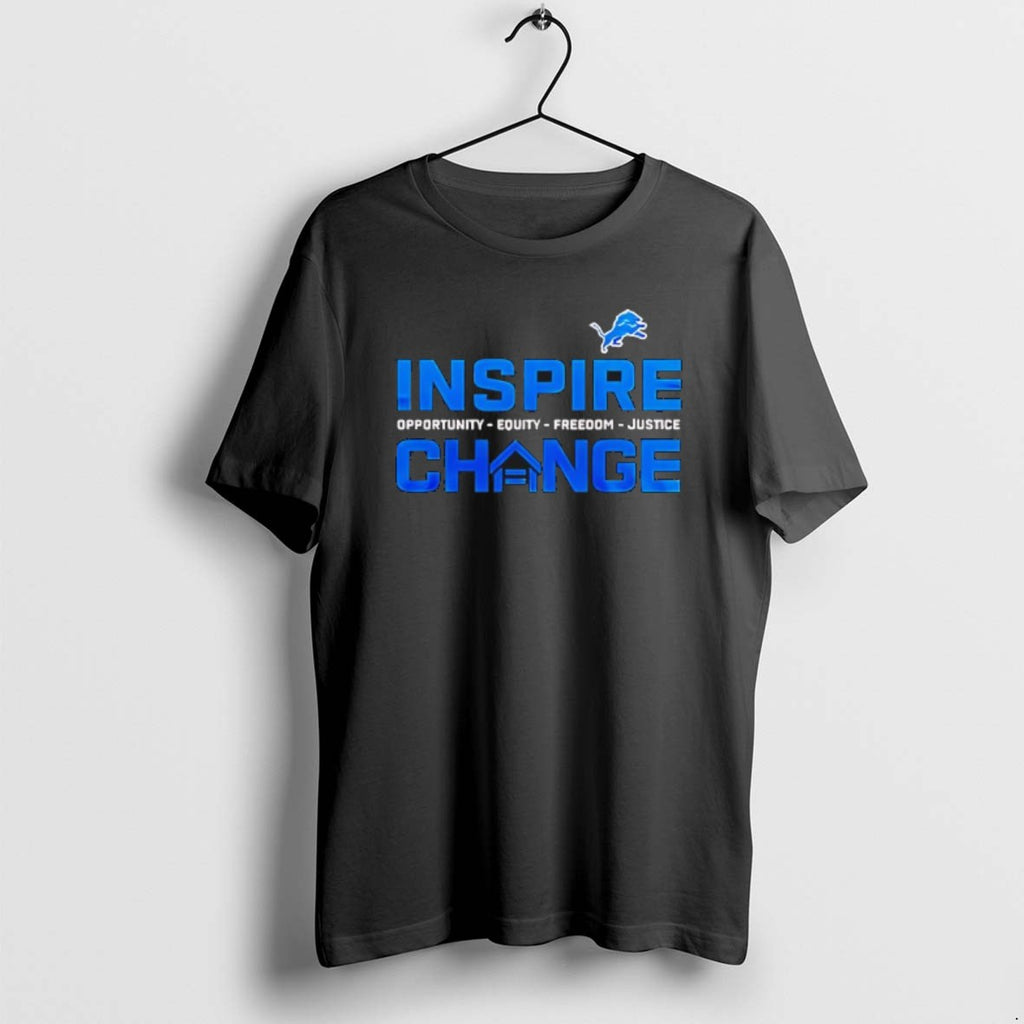 Official Detroit Lions X Inspire Change Logo T-Shirts, Hoodie, Sweatshirt | AU01DripNestTees.com