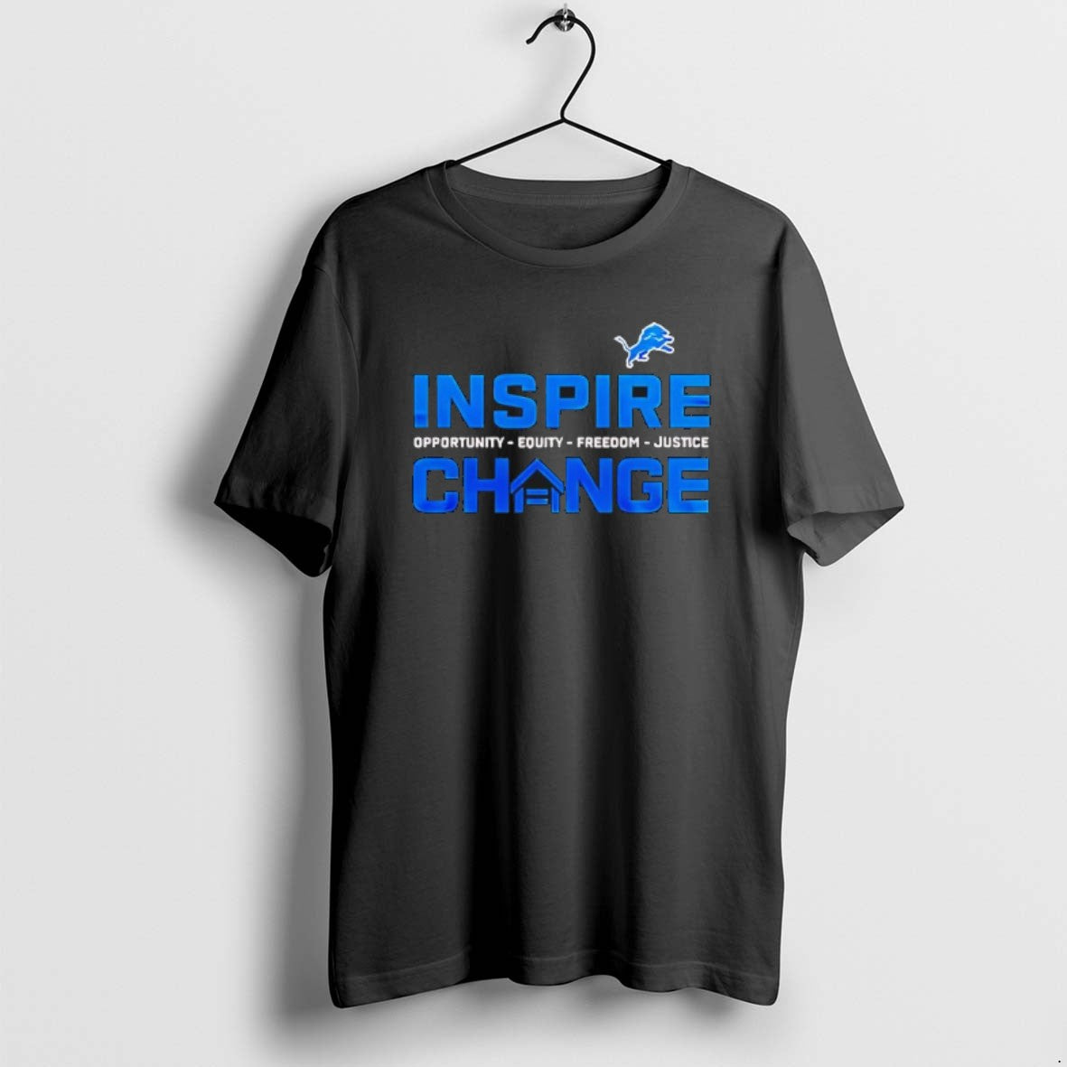Official Detroit Lions X Inspire Change Logo T-Shirts, Hoodie, Sweatshirt | AU01DripNestTees.com
