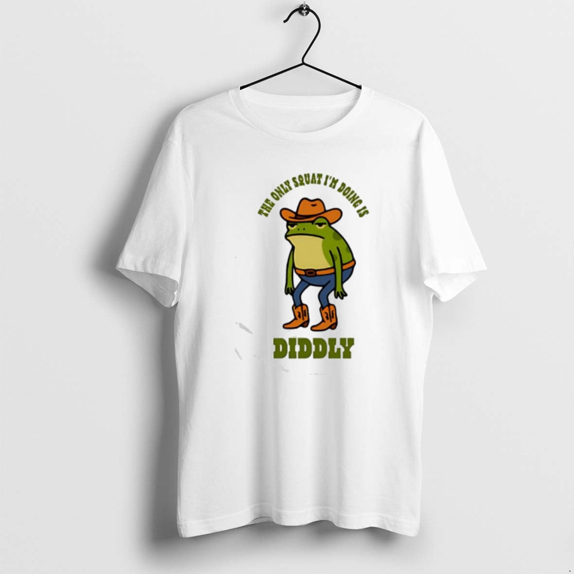 Official Diddly Squat Frog The Only Squat Im Doing Is Diddly T-Shirts, Hoodie, Sweatshirt | AU01DripNestTees.com