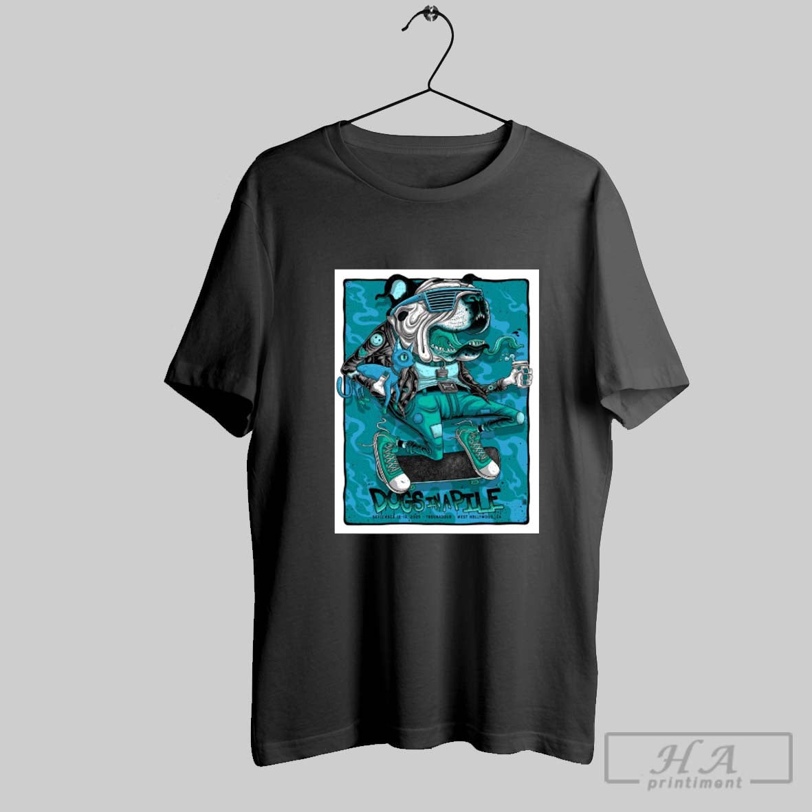 Official Dogs In A Pile Troubadour In West Hollywood Ca September 18 19 2025 Tee