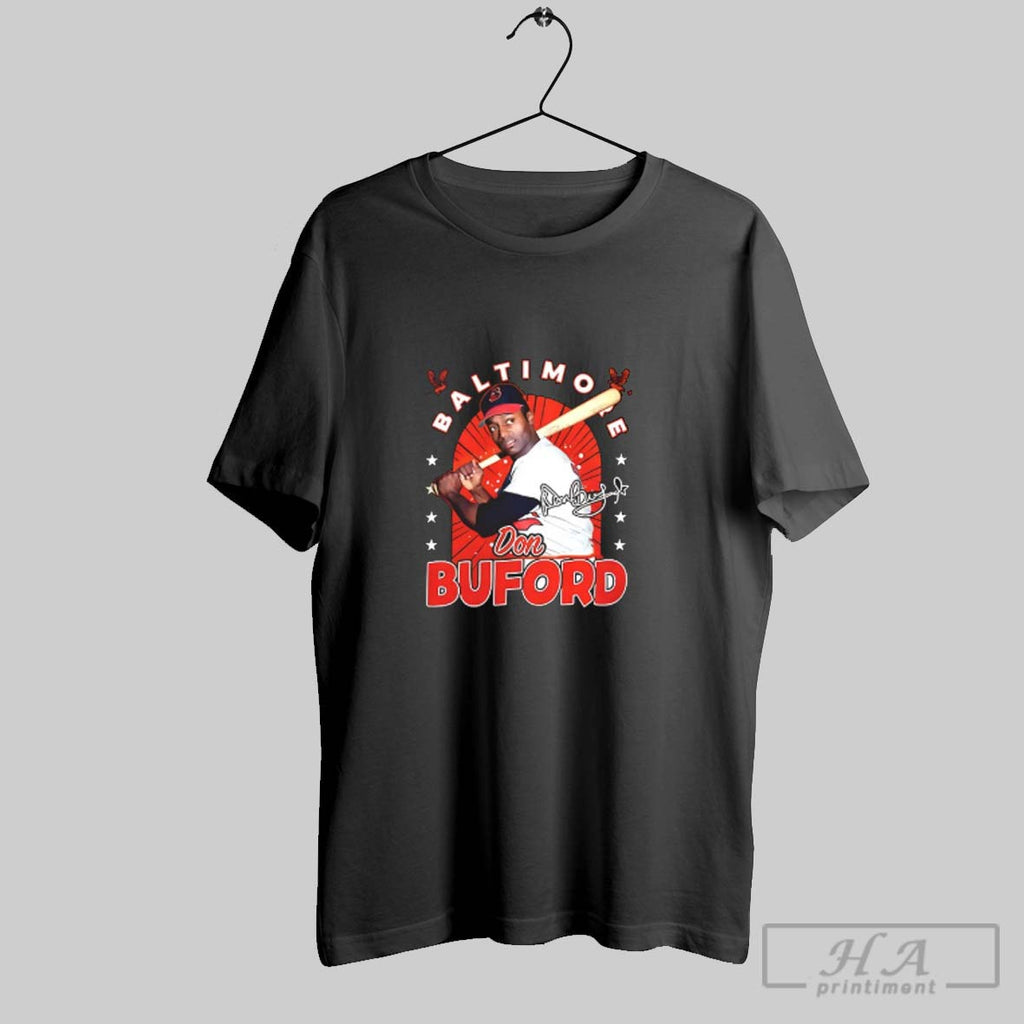 Official Don Buford Baltimore Orioles Gritty Signature V Neck