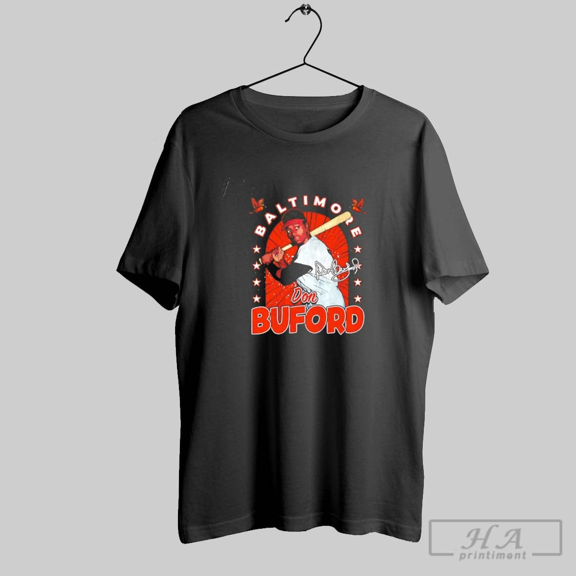 Official Don Buford Baltimore Orioles Signature Gritty
