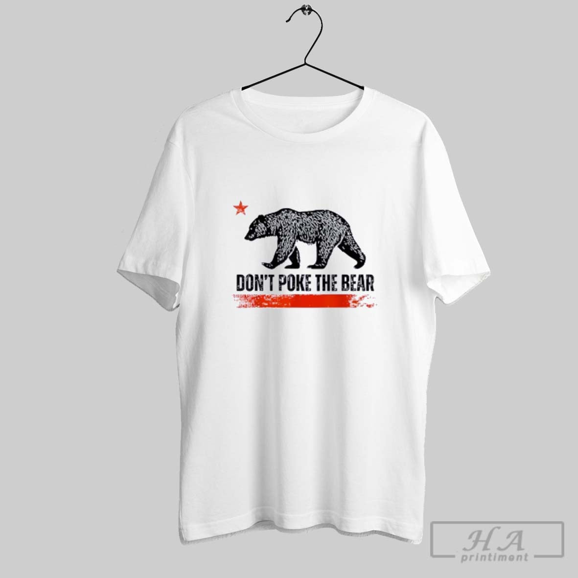 Official Dont Poke The Bear California Republic Design T