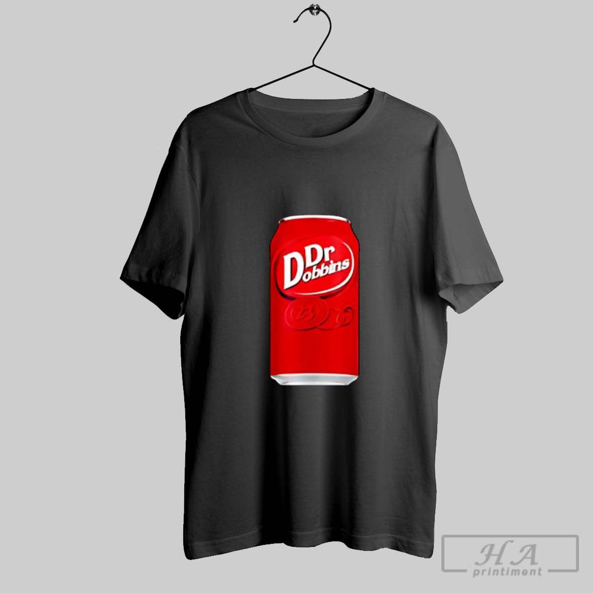 Official Dr Dobbins 23 Dr Pepper Soda Parody Funny Graphic Posters Black