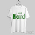 Official Drink Blendd Funny Snowman Green Text Winter Holiday