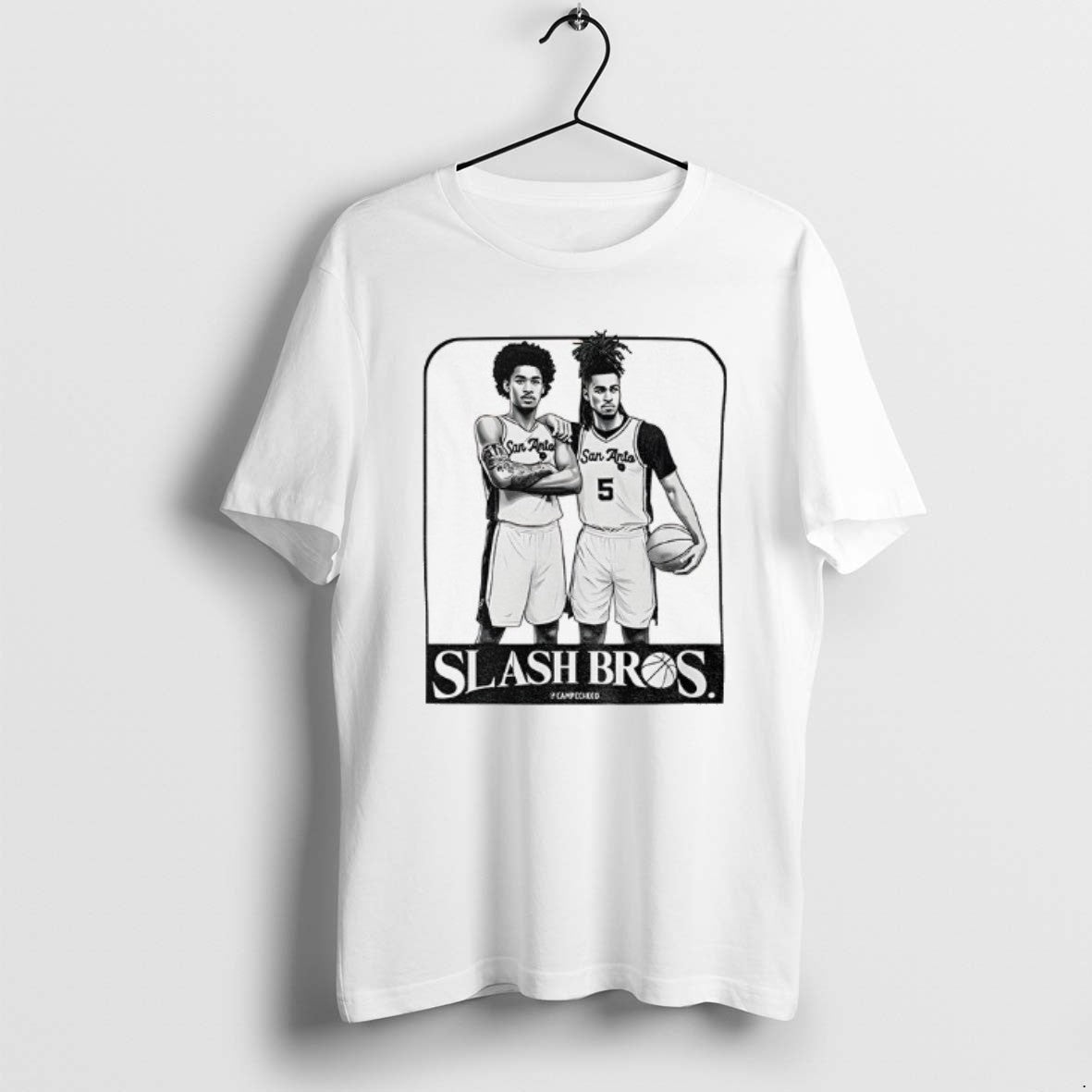 Official Dylan Harper Vs David Robinson Slash Bros San Antonio Spurs Nba Basketball Cartoon T-Shirts, Hoodie, Sweatshirt