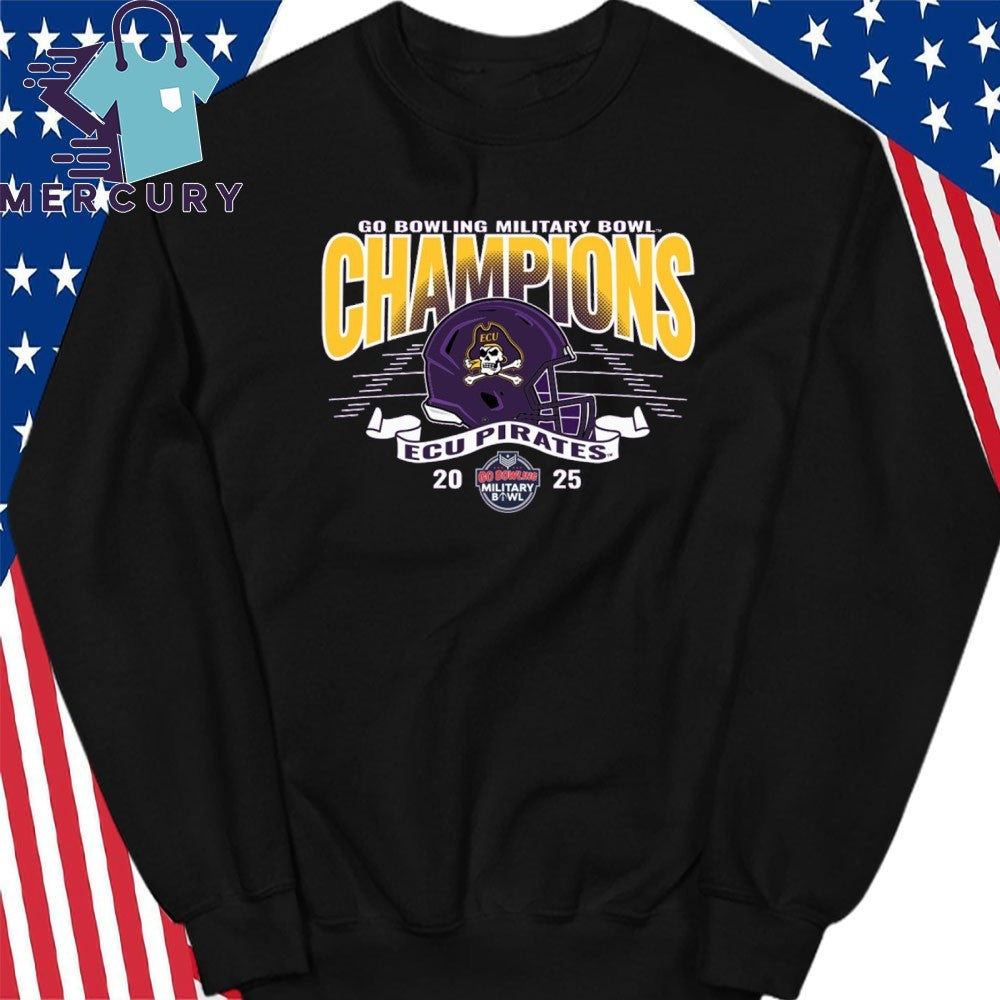 ECU Pirates 2025 Military Bowl Champions Shirt