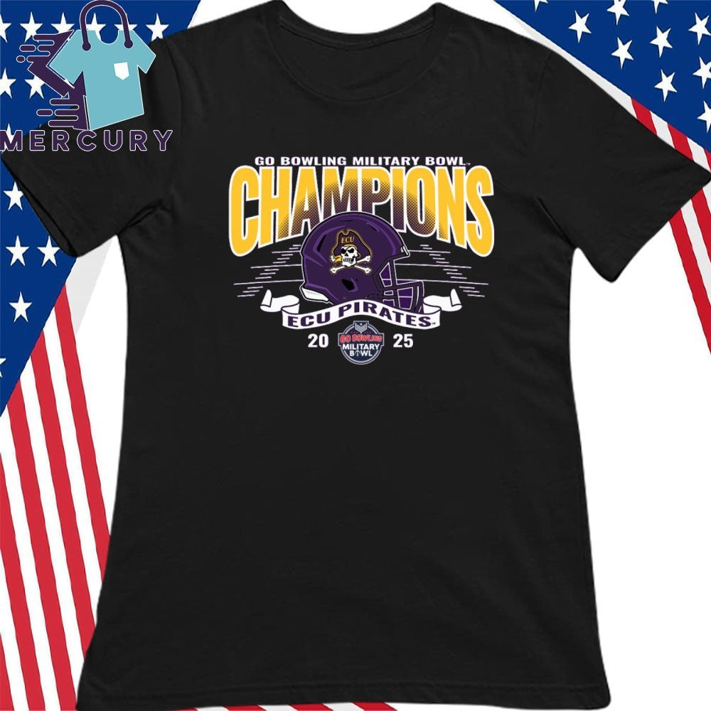 ECU Pirates 2025 Military Bowl Champions Shirt