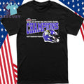 East Carolina Pirates Football 2025 Go Bowling Military Bowl Champions Helmet Shirt