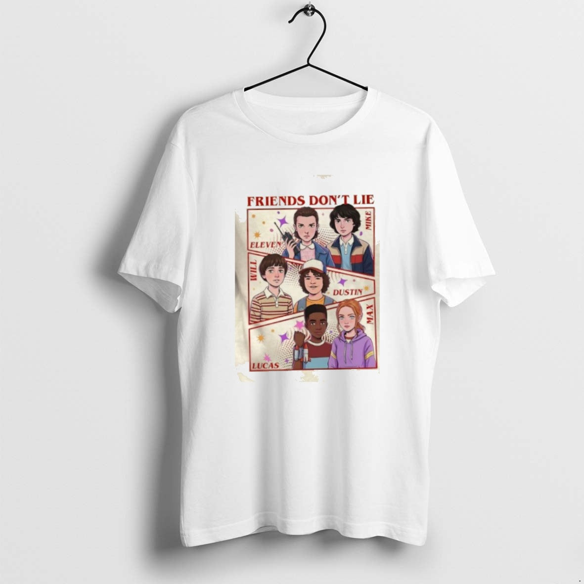 Official Eleven Mike Will Dustin Lucas Max Friends Dont Lie T-Shirts, Hoodie, Sweatshirt | AU01DripNestTees.com