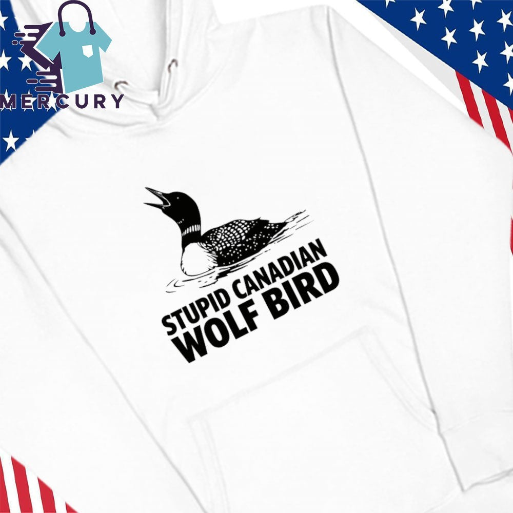 Embroidered Stupid Canadian Wolf Bird Heated Rivalry Team Hollanov Shirt