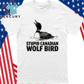 Embroidered Stupid Canadian Wolf Bird Heated Rivalry Team Hollanov Shirt