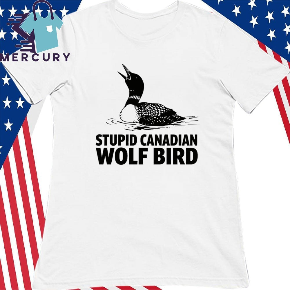 Embroidered Stupid Canadian Wolf Bird Heated Rivalry Team Hollanov Shirt