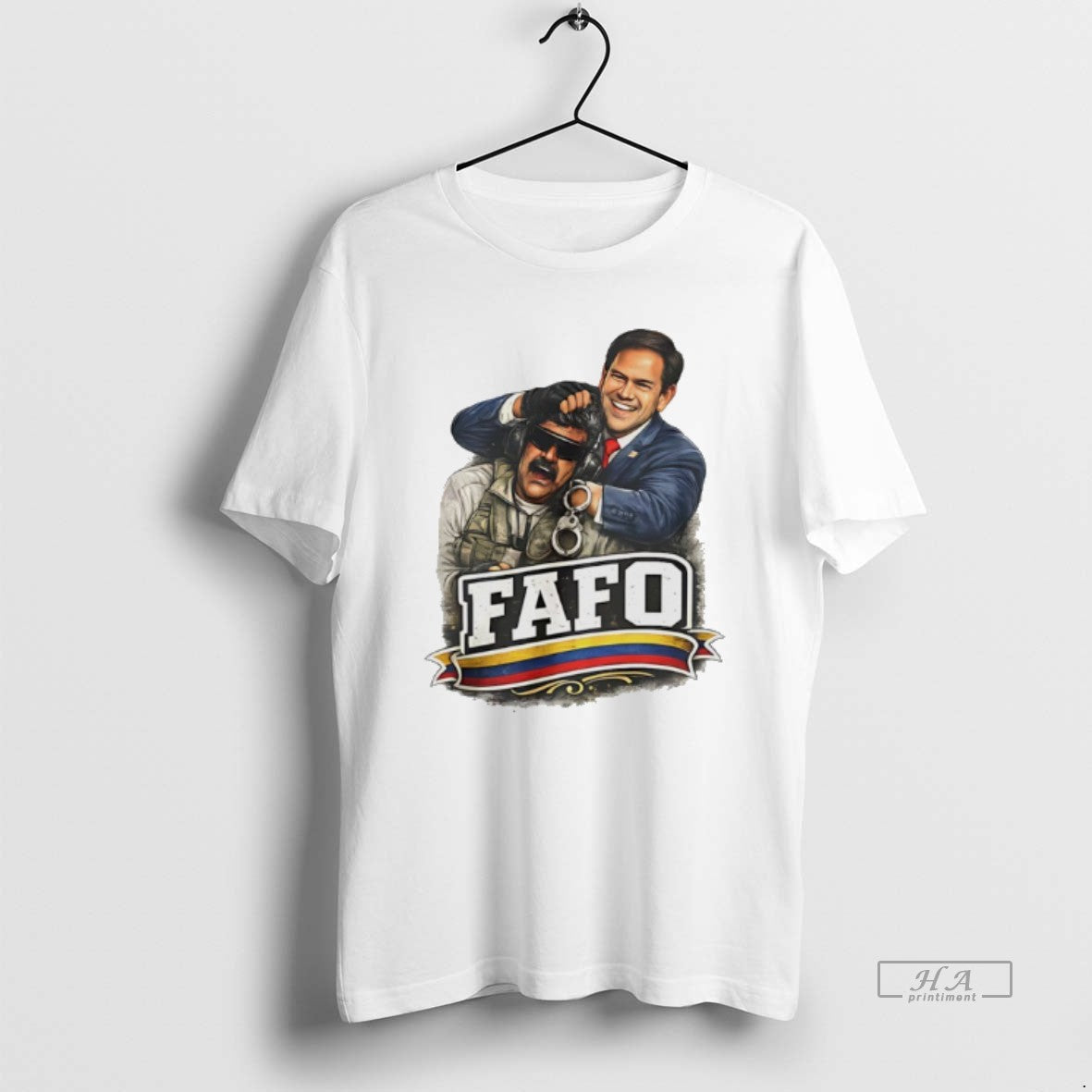 Official Fafo Marco Rubio With Maduro In A Headlock Graphic T-Shirts, Hoodie, Sweatshirt | AU01DripNestTees.com