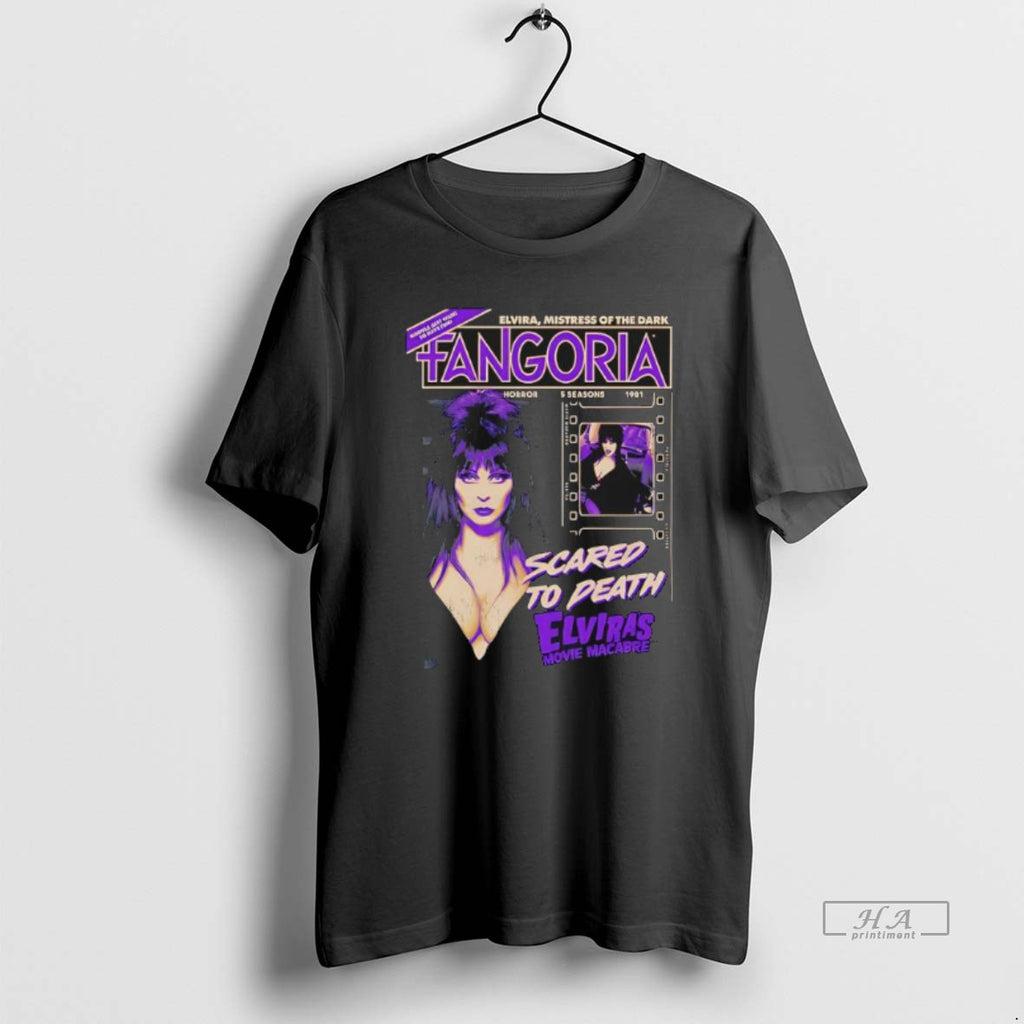 Official Fangoria Elviras Movie Macabre Mistress Of The Dark T-Shirts, Hoodie, Sweatshirt | AU01DripNestTees.com