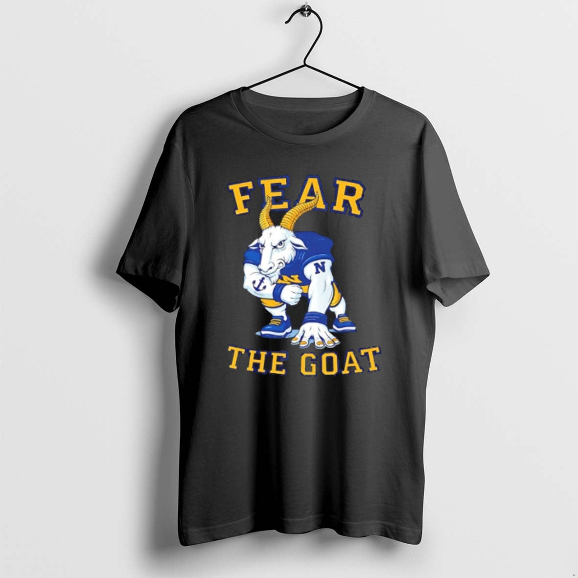 Official Fear The Goat Navy Midshipmen Football Mascot T-Shirts, Hoodie, Sweatshirt | AU01DripNestTees.com