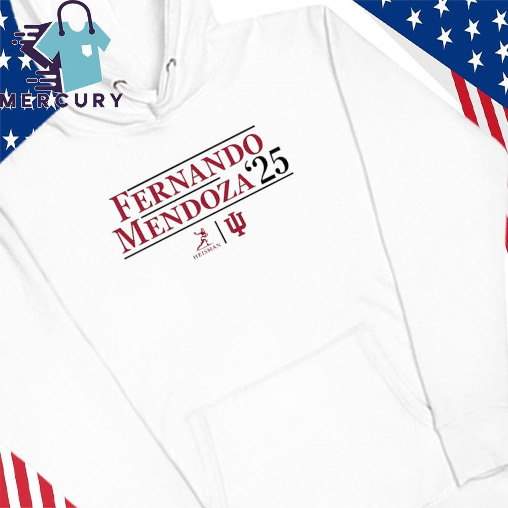 Fernando Mendoza Indiana 2025 Heisman Trophy Winner Campaign T-Shirt