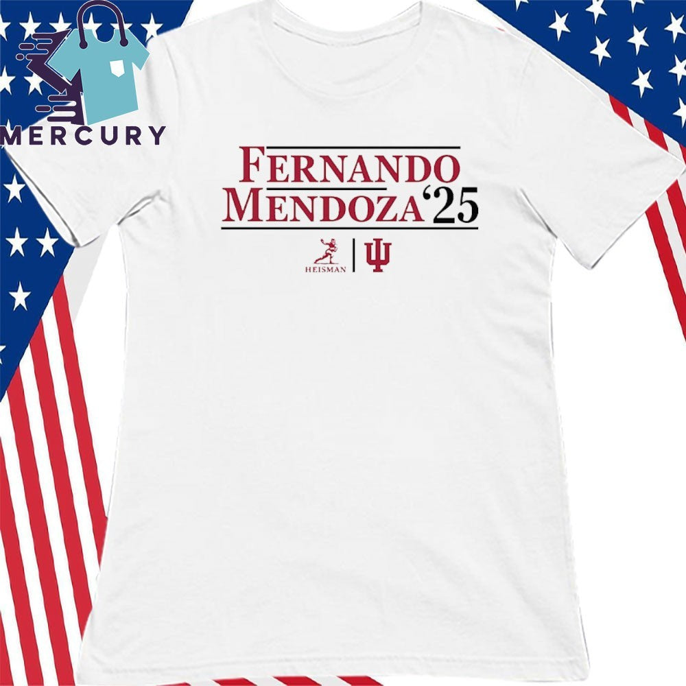 Fernando Mendoza Indiana 2025 Heisman Trophy Winner Campaign T-Shirt