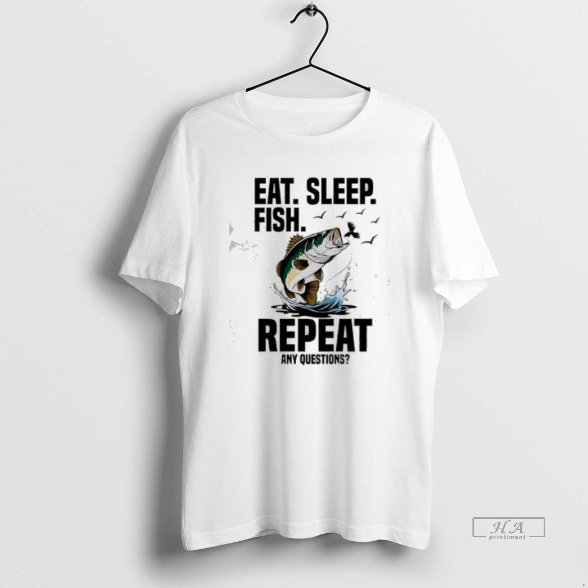 Official Fishing Eat Sleep Fish Repeat Funny T-Shirts, Hoodie, Sweatshirt | AU01DripNestTees.com