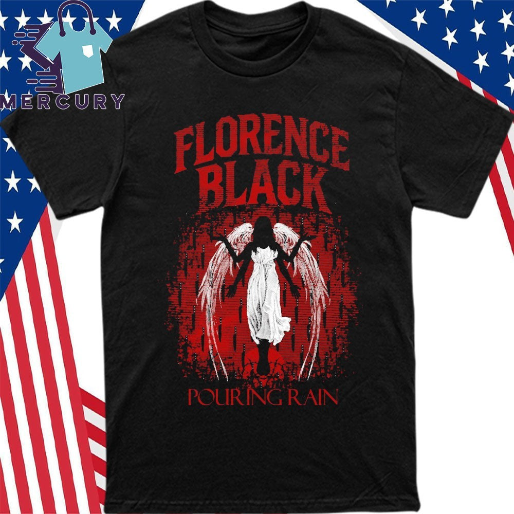 Florence Black Pouring Rain Shirt