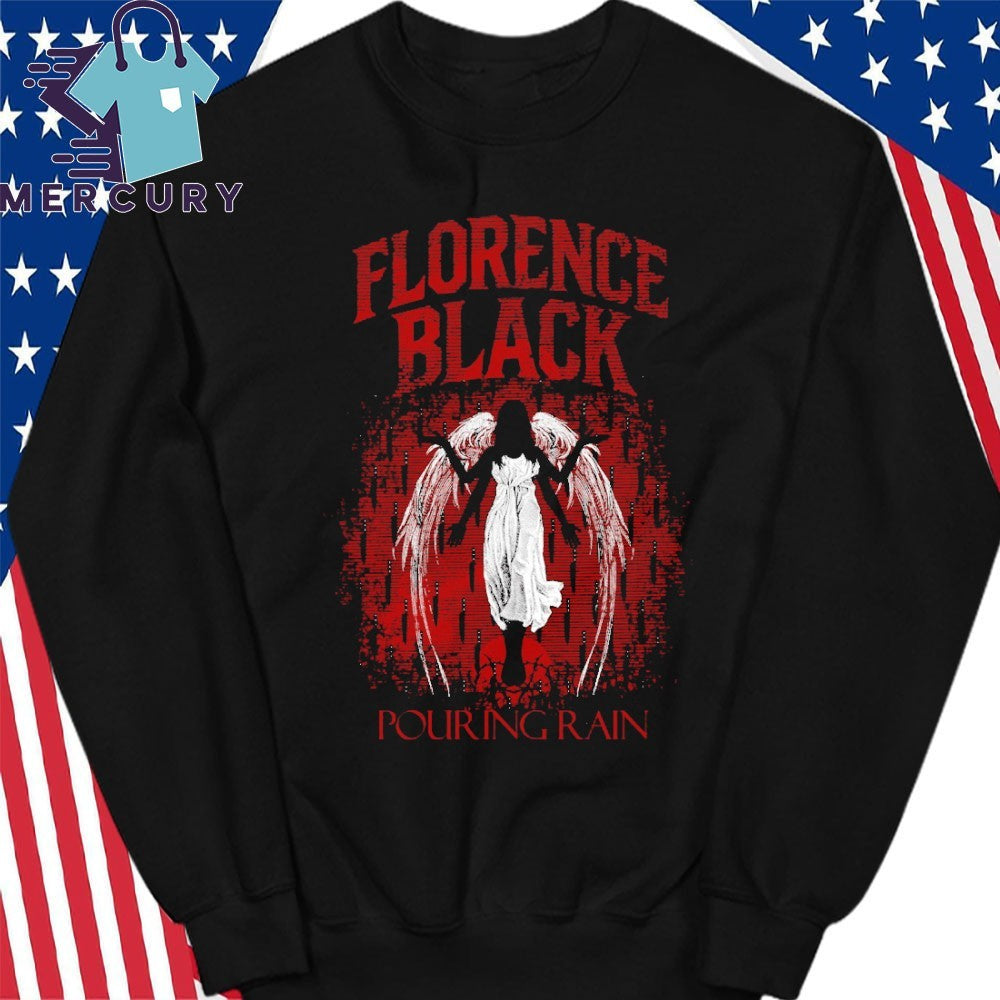 Florence Black Pouring Rain Shirt