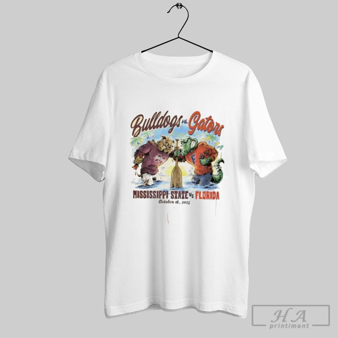 Official Florida Gators Vs Mississippi State Bulldogs Mascot Game Day 2025