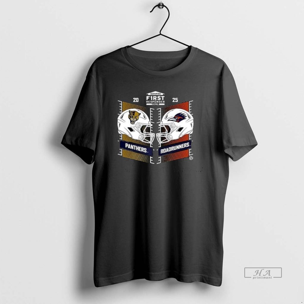 Official Florida International Vs Utsa Roadrunners 2025 First Responder Bowl T-Shirts, Hoodie, Sweatshirt