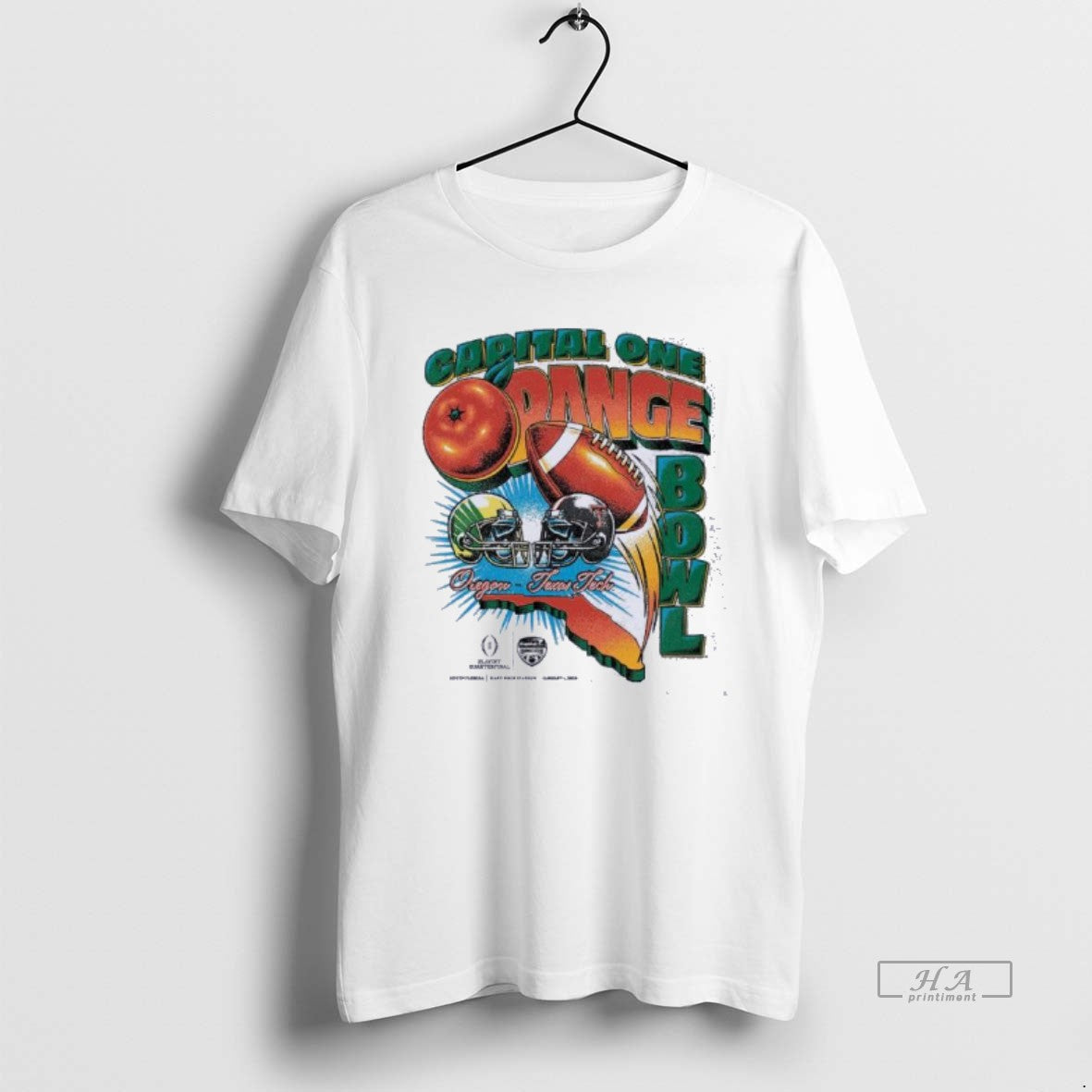 Official Florida Map Capital One Orange Bowl 2026 Oregon Vs Texas Tech Vintage Matchup T-Shirts, Hoodie, Sweatshirt