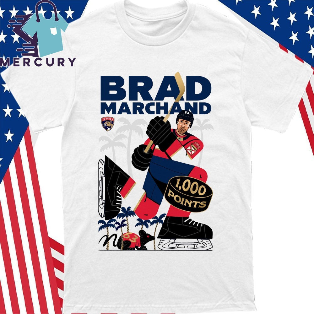 Florida Panthers Mr. 1K Brad Marchand 1,000 Points Shirt
