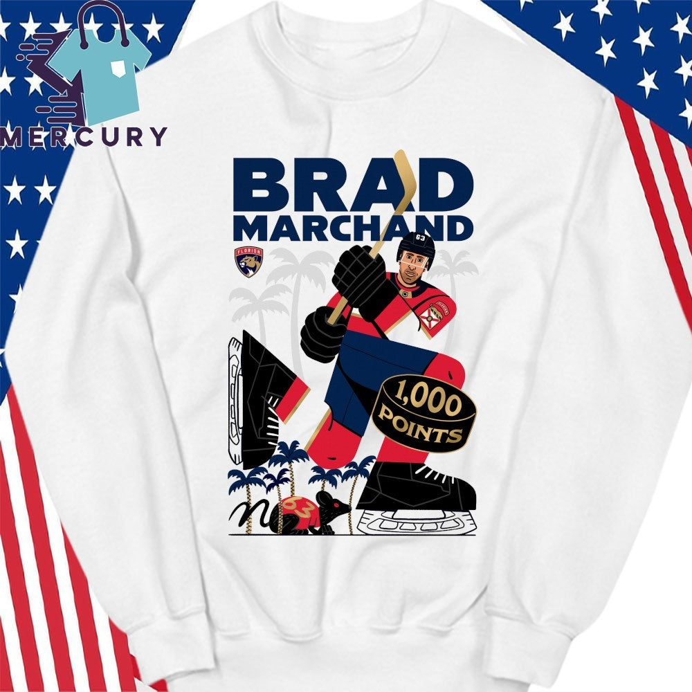 Florida Panthers Mr. 1K Brad Marchand 1,000 Points Shirt