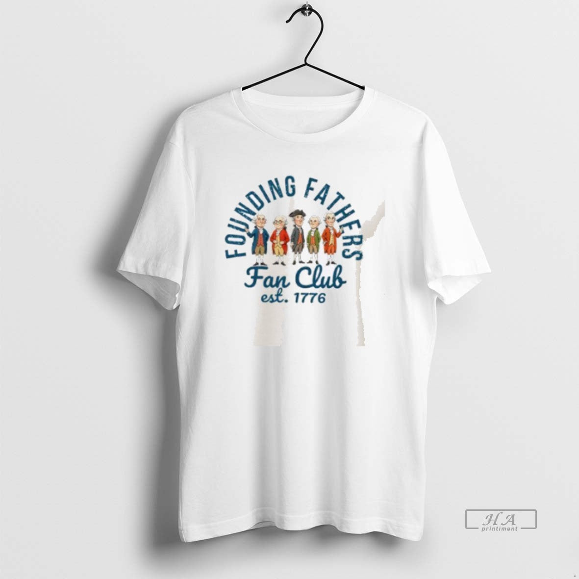 Official Founding Fathers Fan Club Est 1776 T-Shirts, Hoodie, Sweatshirt | AU01DripNestTees.com