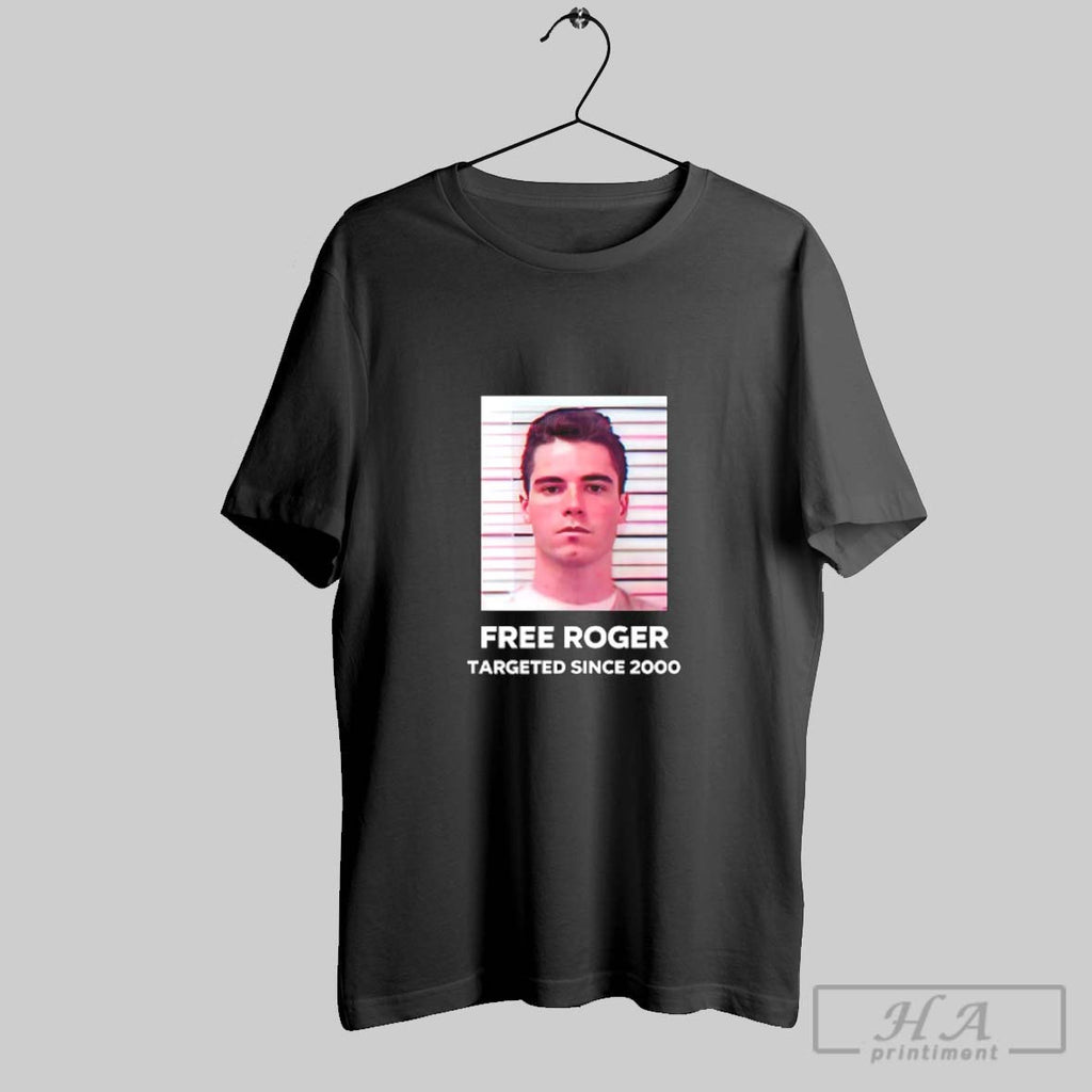 Official Free Roger Targeted Since 2000 V Neck