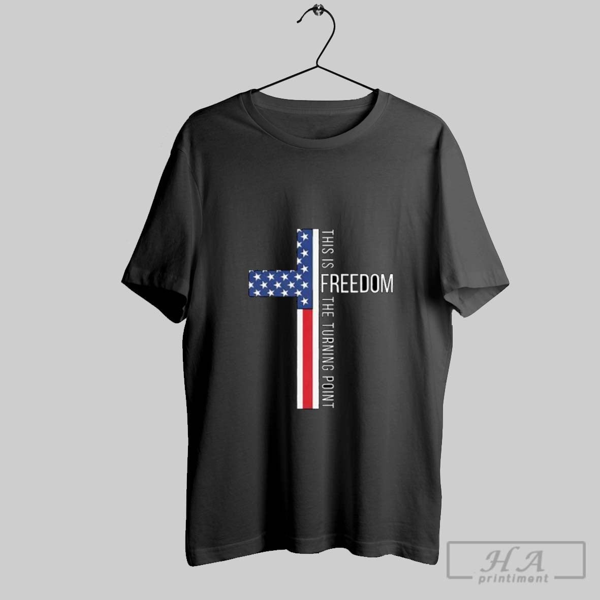 Official Freedom This Is The Turning Point Flag Cross 2025
