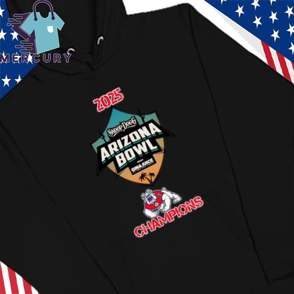 Fresno State Bulldogs 2025 Arizona Bowl Champions Logo Shirt