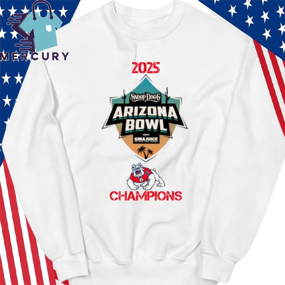 Fresno State Bulldogs 2025 Arizona Bowl Champions Shirt