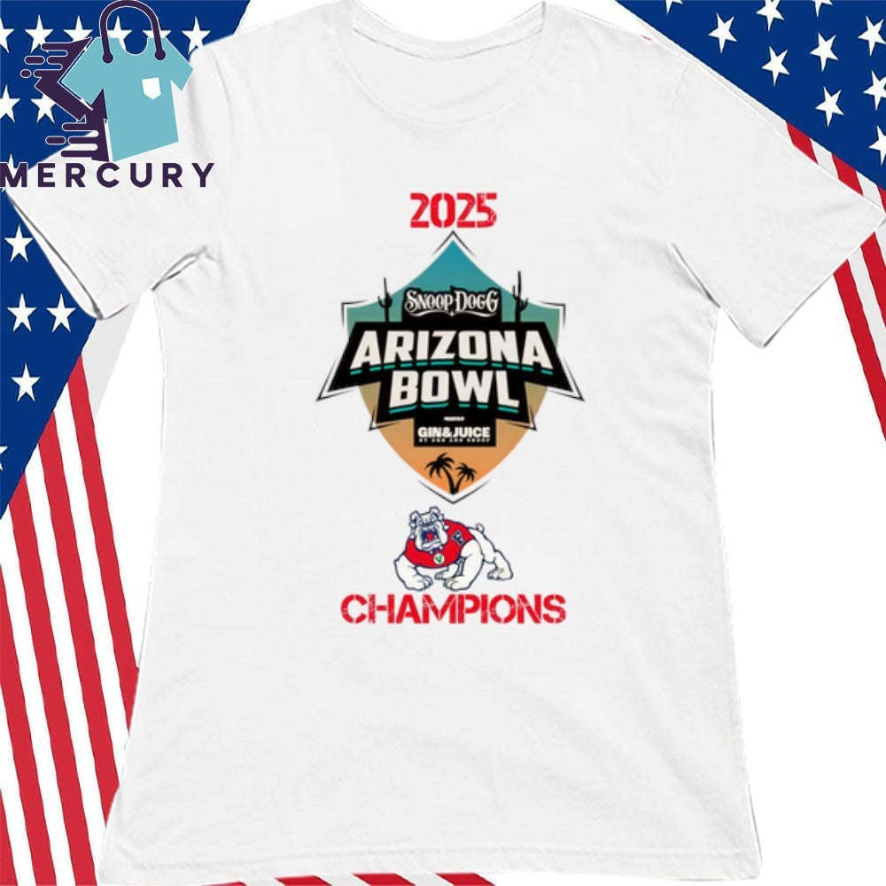 Fresno State Bulldogs 2025 Arizona Bowl Champions Shirt